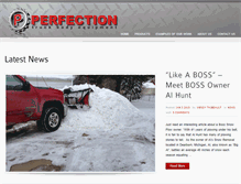 Tablet Screenshot of perfectiontruckbody.com